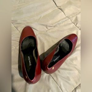 Burgundy Etienne Aigner Burgundy Heels
